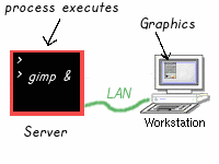 [lancement d'une application à distance]